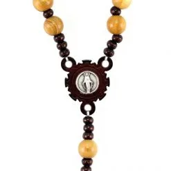 Rosario In Legno Ulivo Con Elastico Grano 7 Mm -Sconto Rosari Fai da Te in Italia 27000388 rosario in legno ulivo con elastico grano 7 mmd 550x550 1