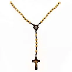 Rosario In Legno Ulivo Con Elastico Grano 7 Mm -Sconto Rosari Fai da Te in Italia 27000388 rosario in legno ulivo con elastico grano 7 mme 550x550 1