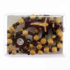 Rosario In Legno Ulivo Con Elastico Grano 7 Mm -Sconto Rosari Fai da Te in Italia 27000388 rosario in legno ulivo con elastico grano 7 mmg 550x550 1