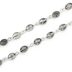 Rosario Medaglia Madonna Miracolosa In Metallo Grano 4x6 Mm -Sconto Rosari Fai da Te in Italia 27000390 rosario medaglia madonna miracolosa in metallo grano 4x6 mmd 550x550 1