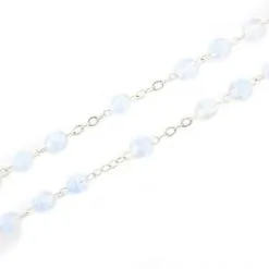 Rosario Grani Tondi Vetro Azzurro Grano 7 Mm -Sconto Rosari Fai da Te in Italia 27000391 rosario grani tondi vetro azzurro grano 7 mma3 550x550 1