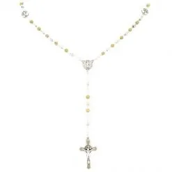 Rosario San Benedetto Metallo Bicolore Grano 4 Mm 9 Rosario San Benedetto Metallo Bicolore Grano 4 Mm -Sconto Rosari Fai da Te in Italia 27000399 rosario san benedetto metallo bicolore grano 4 mmd 550x550 1