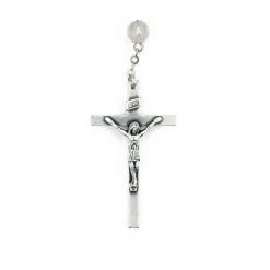 Rosario Madonna Di Fatima Vetro Sfaccettato Grano 6 Mm -Sconto Rosari Fai da Te in Italia 2700040 q corona da rosario in vetro faccettato mm 6 550x550w