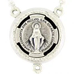Rosario Ave Maria Elettronico Miracolosa Argentato Grano 8 Mm -Sconto Rosari Fai da Te in Italia 27000400 rosario ave maria elettronico miracolosa argentato grano 8 mmd 550x550 1