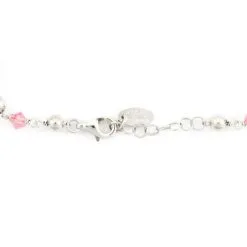 Rosario Girocollo Argento Rodiato Swarovski Rosa -Sconto Rosari Fai da Te in Italia 27000409 rosario girocollo argento rodiato swarovski rosad 550x550 1