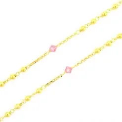 Rosario Argento Dorato 6 Swarovski Rosa 7 Rosario Argento Dorato 6 Swarovski Rosa -Sconto Rosari Fai da Te in Italia 27000416 rosario argento dorato 6 swarovski rosac 550x550 1