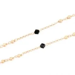 Rosario Argento Ramato 6 Swarovski Neri -Sconto Rosari Fai da Te in Italia 27000419 rosario argento ramato 6 swarovski neric 550x550 1