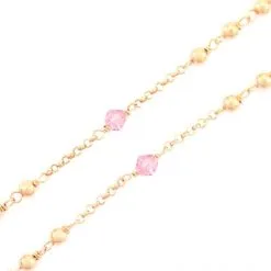 Rosario Argento Ramato 6 Swarovski Rosa 7 Rosario Argento Ramato 6 Swarovski Rosa -Sconto Rosari Fai da Te in Italia 27000420 rosario argento ramato 6 swarovski rosac 550x550 1