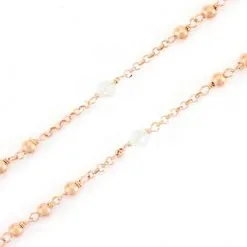 Rosario Argento Ramato 6 Swarovski Trasparenti -Sconto Rosari Fai da Te in Italia 27000421 rosario argento ramato 6 swarovski trasparentic 550x550 1