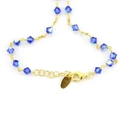 Rosario Argento E Swarovski Celeste -Sconto Rosari Fai da Te in Italia 27000422 rosario argento e swarovski celesteb 550x550 1