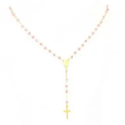 Rosario Argento E Swarovski Rosa -Sconto Rosari Fai da Te in Italia 27000424 rosario argento e swarovski rosae 550x550 1