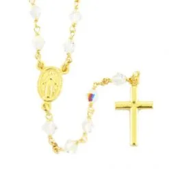 Rosario Argento E Swarovski Trasparenti