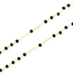 Rosario Argento Dorato E Cristalli Neri 7 Rosario Argento Dorato E Cristalli Neri -Sconto Rosari Fai da Te in Italia 27000427 rosario argento dorato e cristalli neric 550x550 1