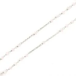 Rosario Argento Rodiato E Cristalli Rosa -Sconto Rosari Fai da Te in Italia 27000430 rosario argento rodiato e cristalli rosac 550x550 1