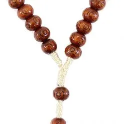 Rosario In Legno Scuro Inciso Grano 6 Mm -Sconto Rosari Fai da Te in Italia 27000434 rosario in legno scuro inciso grano 6 mmc 550x550 1