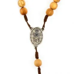 Rosario Ave Maria Legno Olivo Grano 8 Mm -Sconto Rosari Fai da Te in Italia 27000439 rosario ave maria legno olivo grano 8 mme 550x550 1