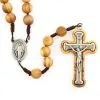 Rosario Ave Maria Legno Olivo Grano 10 Mm