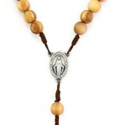 Rosario Ave Maria Legno Olivo Grano 10 Mm -Sconto Rosari Fai da Te in Italia 27000440 rosario ave maria legno olivo grano 10 mmd 550x550 1