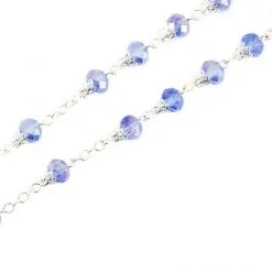 Rosario Cristallo Celeste Con Coppiglia Grano 8 Mm -Sconto Rosari Fai da Te in Italia 27000443 rosario cristallo celeste con coppiglia grano 8 mmf 550x550 1