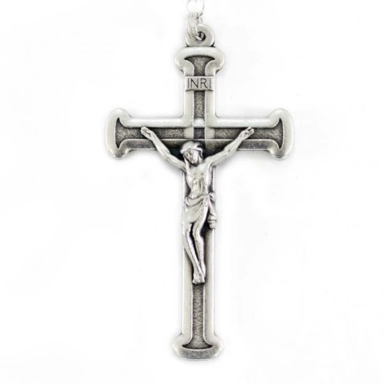 Rosario Cristallo Trasparente Con Coppiglia Grano 8 Mm 4 Rosario Cristallo Trasparente Con Coppiglia Grano 8 Mm - immagine 4