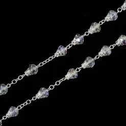 Rosario Cristallo Trasparente Con Coppiglia Grano 8 Mm 13 Rosario Cristallo Trasparente Con Coppiglia Grano 8 Mm -Sconto Rosari Fai da Te in Italia 27000444 rosario cristallo trasparente con coppiglia grano 8 mmg 550x550 1