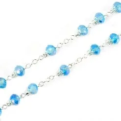 Rosario Cristallo Acqua Con Coppiglia Grano 8 Mm -Sconto Rosari Fai da Te in Italia 27000448 rosario cristallo acqua con coppiglia grano 8 mmf 550x550 1