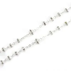 Rosario Vetro Trasparente Con Strass Grano 6x7 Mm 8 Rosario Vetro Trasparente Con Strass Grano 6x7 Mm -Sconto Rosari Fai da Te in Italia 27000449 rosario vetro trasparente con strass grano 6x7 mmd 550x550 1