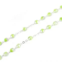 Rosario Vetro Verde Croce Murrina Grano 6 Mm -Sconto Rosari Fai da Te in Italia 27000459 rosario vetro verde croce murrina grano 6 mmf 550x550 1