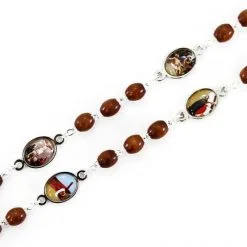 Rosario Via Crucis Grani Legno Pater Smalti Grano 8x6 Mm -Sconto Rosari Fai da Te in Italia 27000467 rosario via crucis grani legno pater smalti grano 8x6 mmc 550x550 1