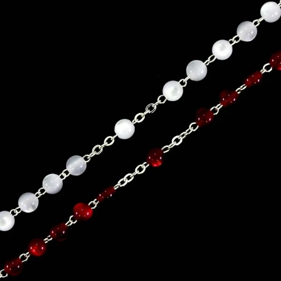 Rosario Divina Misericordia Plastica Grano 7 Mm 4 Rosario Divina Misericordia Plastica Grano 7 Mm - immagine 4