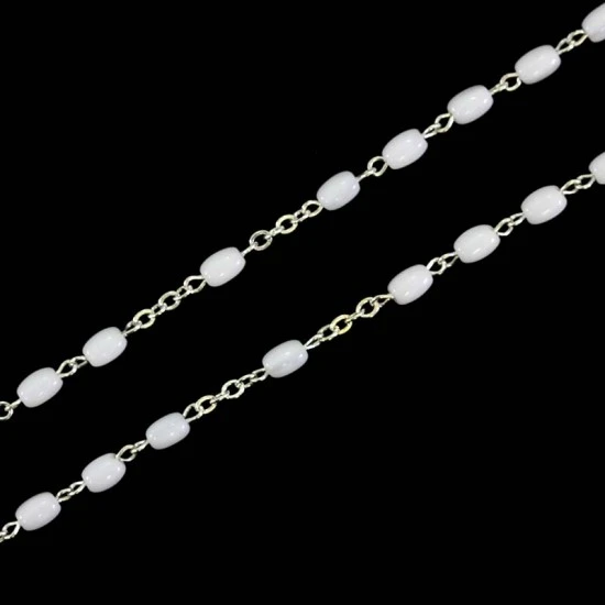 Rosario In Vetro Madonna Delle Lacrime Grano 5x4 Mm 4 Rosario In Vetro Madonna Delle Lacrime Grano 5x4 Mm - immagine 4