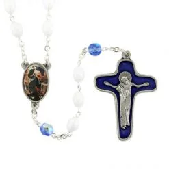 Rosario Della Madonna Che Scioglie I Nodi Grano 8x6 Mm