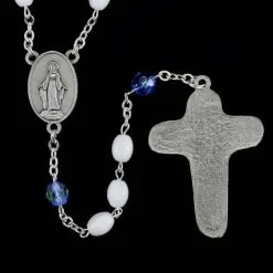 Rosario In Vetro Santa Teresa Di Calcutta Grano 8x6 Mm -Sconto Rosari Fai da Te in Italia 27000472 rosario in vetro santa teresa di calcutta grano 8x6 mmc 550x550 1