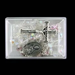 Rosario Sant'Agata In Vetro Trasparente Grano 6 Mm 10 Rosario Sant'Agata In Vetro Trasparente Grano 6 Mm -Sconto Rosari Fai da Te in Italia 27000473 rosario sant agata in vetro trasparente grano 6 mme 550x550 1