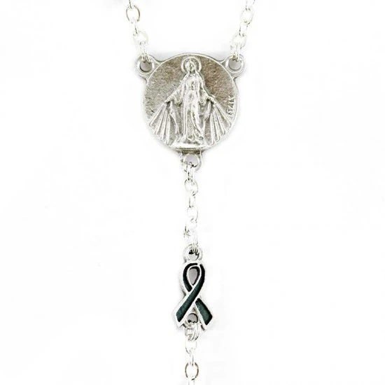 Rosario San Pellegrino In Vetro Scarabeo Grano 6 Mm 3 Rosario San Pellegrino In Vetro Scarabeo Grano 6 Mm - immagine 3