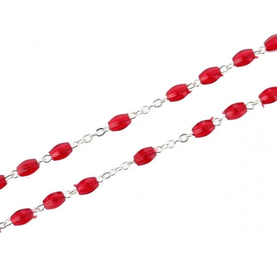 Rosario In Plastica Spirito Santo Grano 4x6 Mm 3 Rosario In Plastica Spirito Santo Grano 4x6 Mm - immagine 3