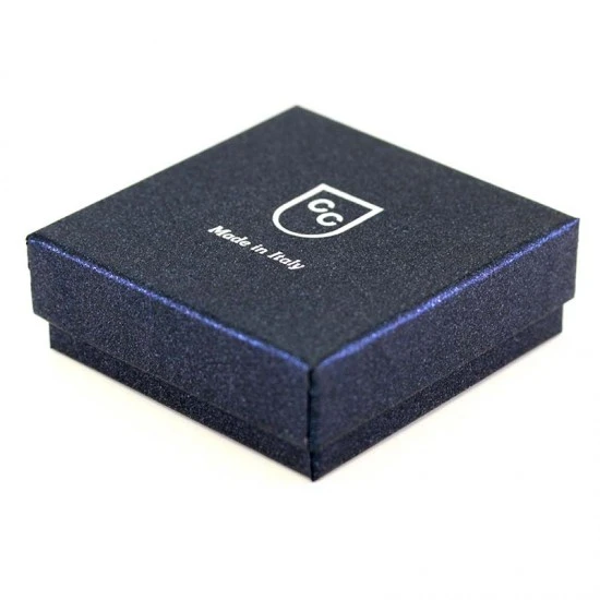 Rosario Argento Dorato E Vetro Nero Grano 4 Mm 5 Rosario Argento Dorato E Vetro Nero Grano 4 Mm - immagine 5