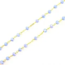 Rosario Argento Dorato E Vetro Celeste Grano 4 Mm 8 Rosario Argento Dorato E Vetro Celeste Grano 4 Mm -Sconto Rosari Fai da Te in Italia 27000486 rosario argento dorato e vetro celeste grano 4 mmd 550x550 1