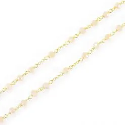 Rosario Argento Dorato E Vetro Rosa Grano 4 Mm -Sconto Rosari Fai da Te in Italia 27000488 rosario argento dorato e vetro rosa grano 4 mmc 550x550 1