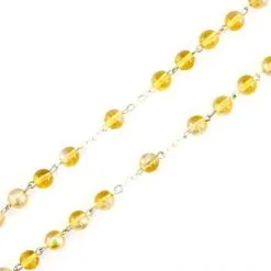 Rosario In Vetro Colore Senape Grano 6 Mm -Sconto Rosari Fai da Te in Italia 27000503 rosario in vetro colore senape grano 6 mmc 550x550 1