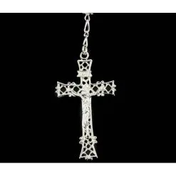 Rosario In Argento Grani In Cristallo Grano 8 Mm -Sconto Rosari Fai da Te in Italia 27000507 rosario in argento grani in cristallo grano 8 mmc 550x550w