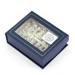 Rosario In Argento Grani In Cristallo Grano 8 Mm -Sconto Rosari Fai da Te in Italia 27000507 rosario in argento grani in cristallo grano 8 mme 550x550 1