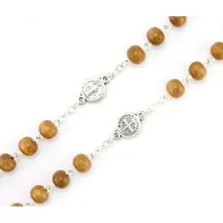 Rosario Di San Benedetto In Legno Grano 5 Mm -Sconto Rosari Fai da Te in Italia 2700051 c rosario di san benedetto in legno grano mm 5 550x550w