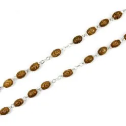 Rosario Legno Ovale Grano 6x4 Mm -Sconto Rosari Fai da Te in Italia 2700054 d corona da rosario in legno ovale mm 6x4 550x550w