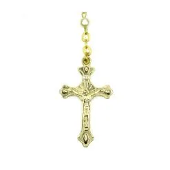 Rosario Perla Sintetica Grano 4 Mm -Sconto Rosari Fai da Te in Italia 2700063 a corona da rosario tipo perla dorata mm 4 550x550w