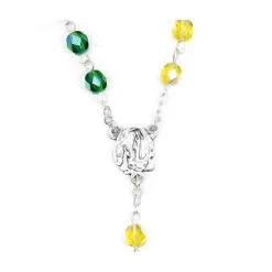 Rosario Missionario In Vetro Grano 6 Mm -Sconto Rosari Fai da Te in Italia 2700069 c corona da rosario missionaria in vetro mm 6 550x550w