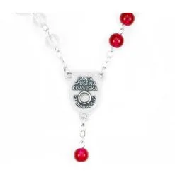 Rosario Divina Misericordia In Vetro Grano 6 Mm -Sconto Rosari Fai da Te in Italia 2700074 d corona da rosario della divina misericordia in vetro mm 6 550x550w