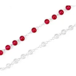 Rosario Divina Misericordia In Vetro Grano 6 Mm -Sconto Rosari Fai da Te in Italia 2700074 e corona da rosario della divina misericordia in vetro mm 6 550x550w