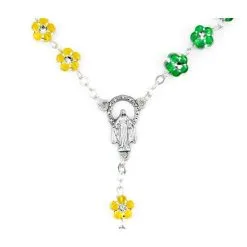 Rosario Fiorellini Colorati E Strass Grano 6 Mm -Sconto Rosari Fai da Te in Italia 2700079 b corona da rosario fiorellini con strass mm 6 1 550x550w