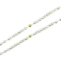 Rosario Con Rose Scorrevoli Grano 5 Mm -Sconto Rosari Fai da Te in Italia 2700083 c corona da rosario rose scorrevoli in metallo mm 5 550x550w